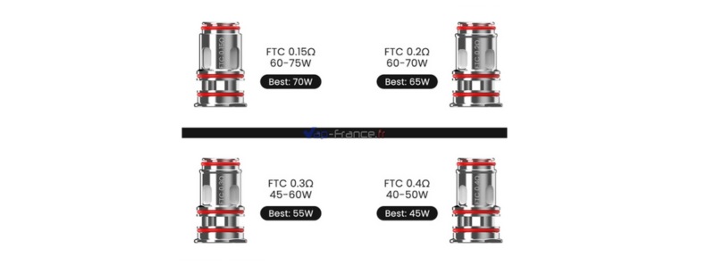cigarette-electronique-résistances-ftc-wattage-fumytech-vap-france